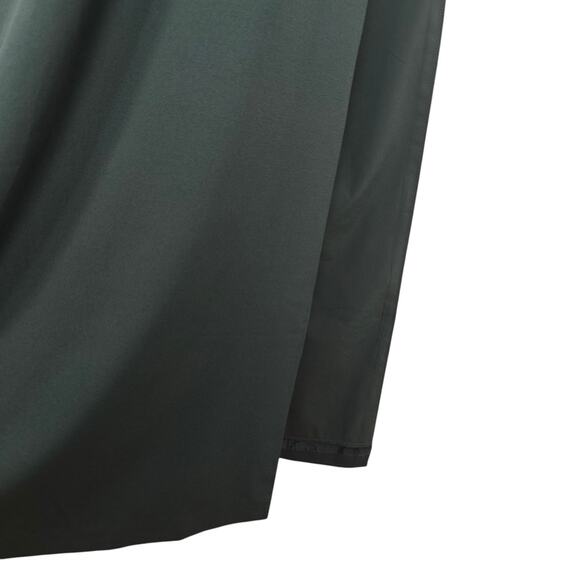 BHLDN Marta Crepe Dress Size 10 Forest Green High Neck Evening Wedding NWT $220 - Picture 6 of 12